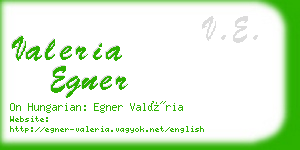 valeria egner business card